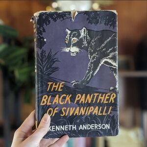 Vintage 60s Book "The Black Panther of Sivanipalli"